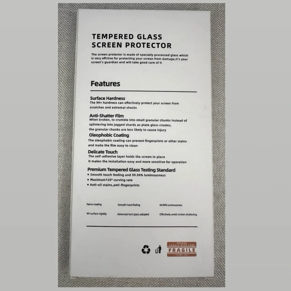 Pixor 2 Pack Glass Screen Protector For iPhone 16 Plus
